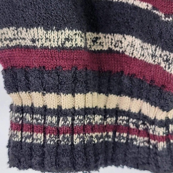 Etoile Isabel Marant Womens Knit Striped Sweater Sz 36 XS Henley SS Southwest - Picture 4 of 9